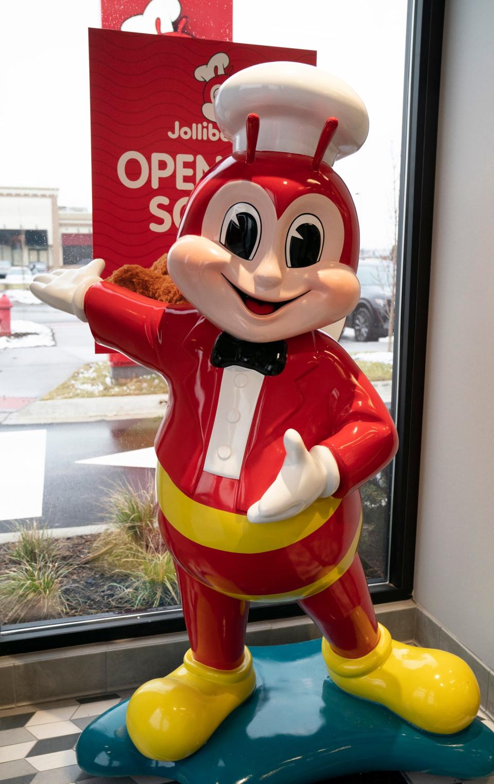 The new Jollibee fast food restaurant in Sterling Heights on Thursday, Jan. 11, 2024, the restaurant will open on Friday, Jan. 12, 2024.