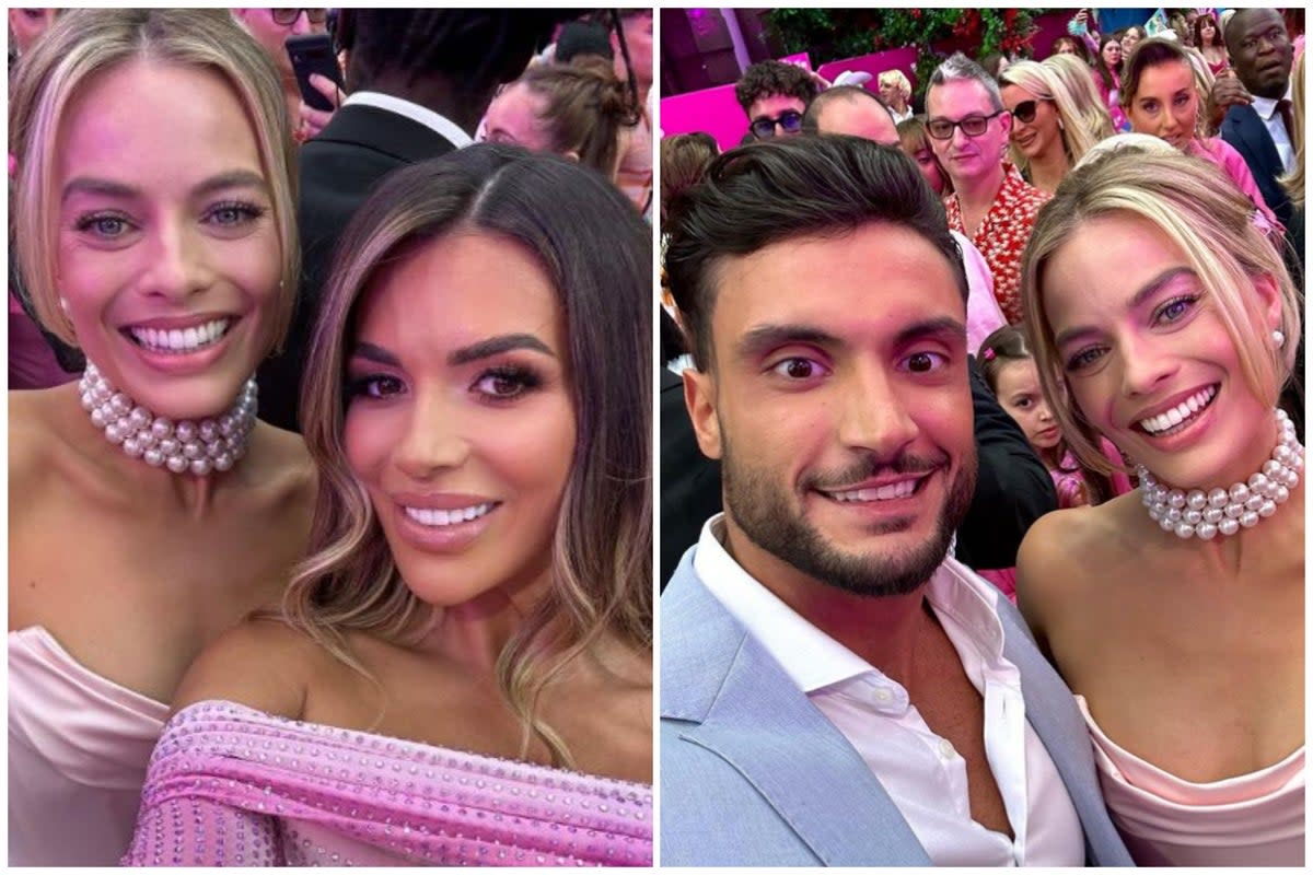 Margot Robbie meets Love Island stars  (Instagram)