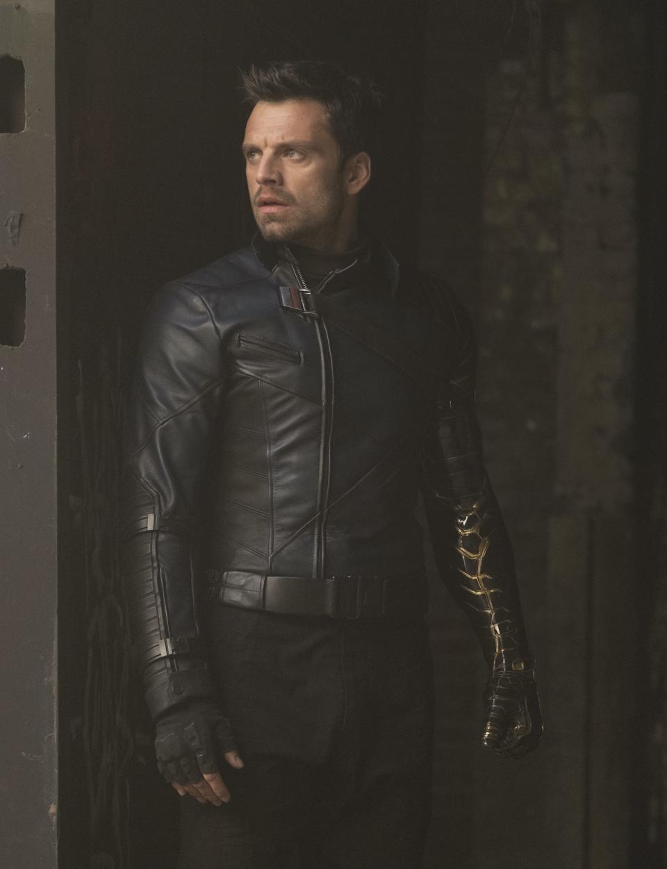 Sebastian Stan as Bucky Barnes/The Winter Soldier in Disney+'s "The Falcon and the Winter Soldier."