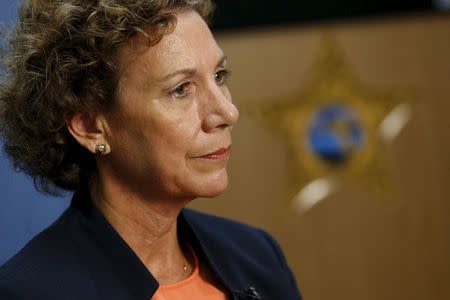 Major Connie Shingledecker of the Manatee County Sheriff's Office is photographed during an interview about preventable child deaths at her office in Bradenton, Florida October 1, 2015. REUTERS/Brian Blanco