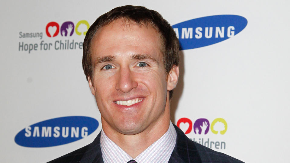 NEW YORK-JUNE 4: New Orleans Saints quarterback Drew Brees attends Samsung's Annual Hope for Children gala at the American Museum of Natural History on June 4, 2012 in New York City.
