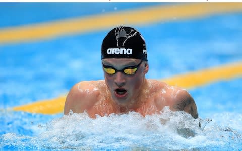 Adam Peaty swimming - Credit: PA