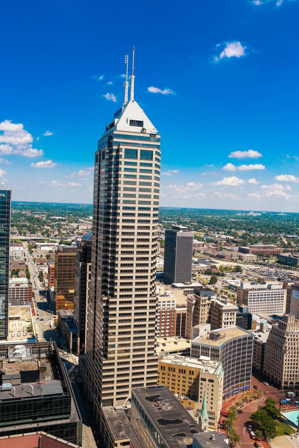 Robinson Park in Oklahoma City manages 48-story Salesforce Tower in Indianapolis, the tallest building in Indiana.