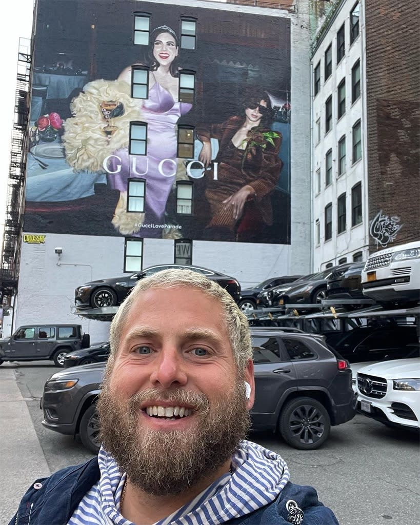 Jonah Hill, Beanie Feldstein Poster, Instagram