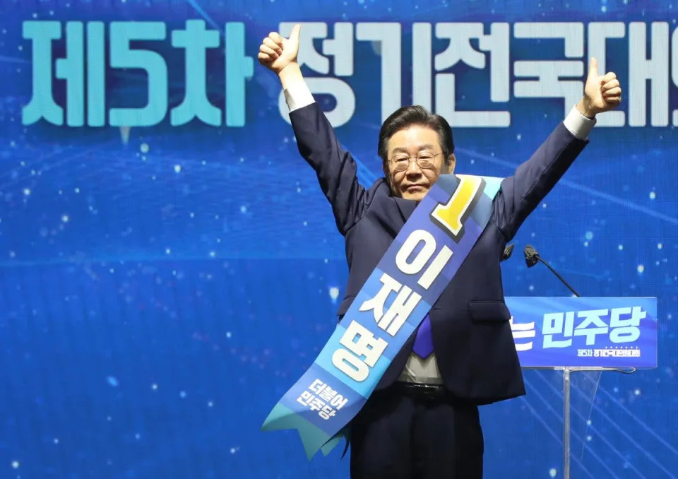 Lawmaker elected as South Korean opposition leader