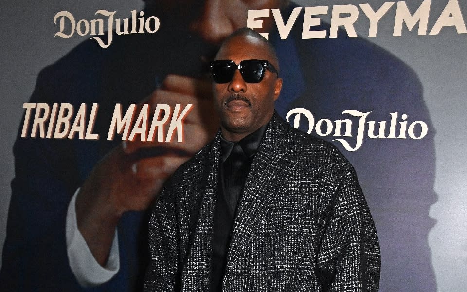 Idris Elba on the red carpet for Tribal Mark