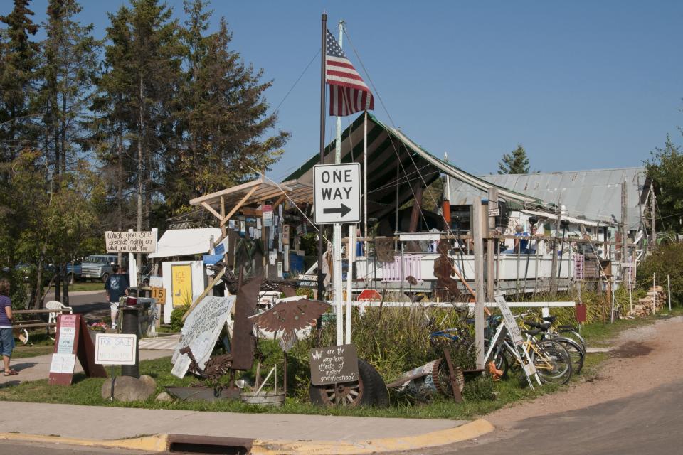 Tom's Burned Down Cafe, Madeline Island, Lake Superior, WI