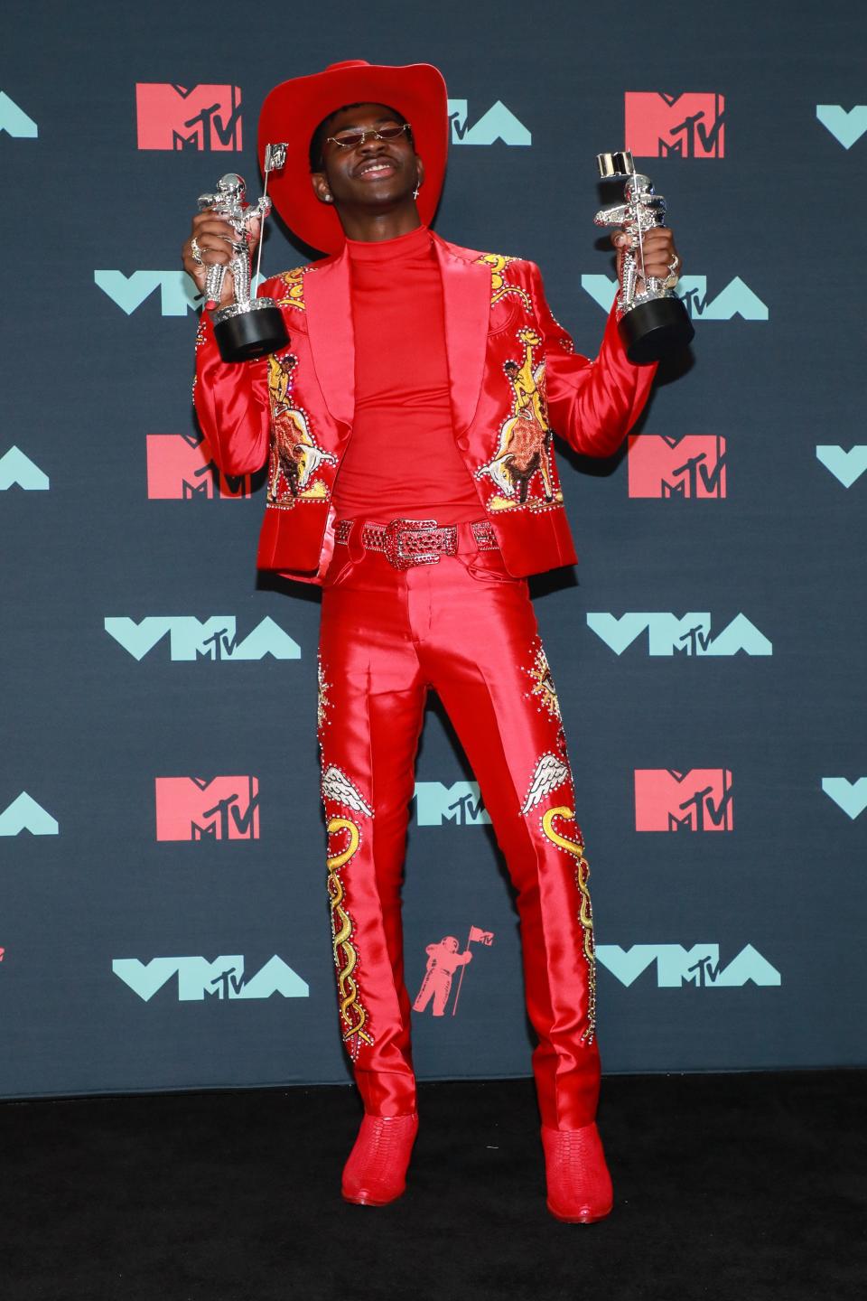 Lil Nas X in the press room for 2019 MTV Video Music Awards - Press Room, Prudential Center, Newark, NJ August 26, 2019. Photo By: Jason Mendez/Everett Collection