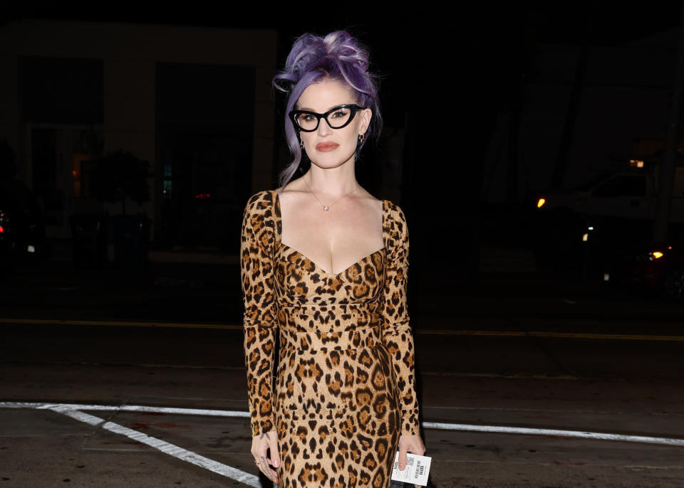 Closeup of Kelly Osbourne