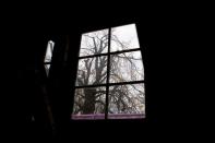 FILE PHOTO: A view from the attic in the house where Anne Frank lived in Amsterdam