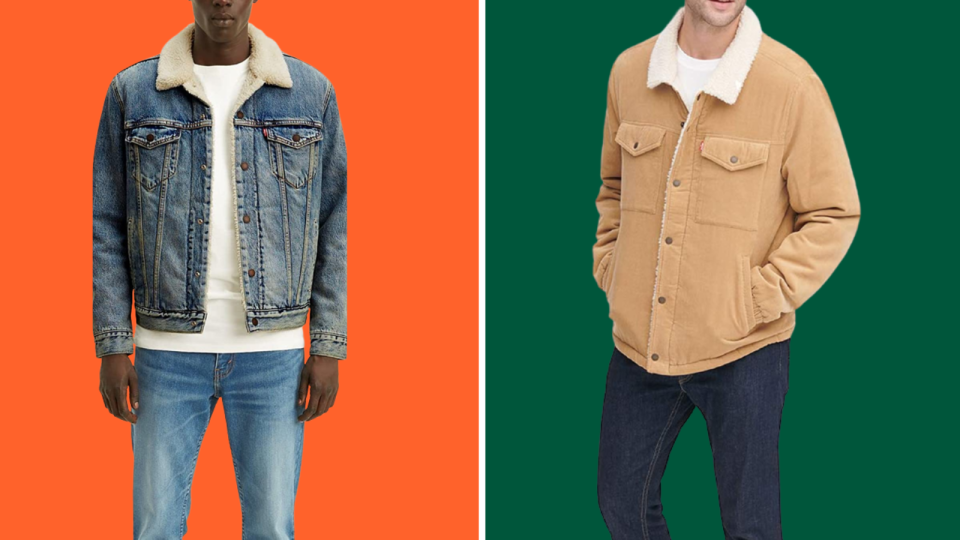 Get a sherpa jacket for an extra layer of warmth (and style).