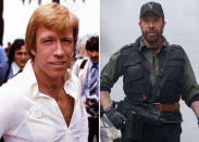 <b>Chuck Norris</b><br><br> Best known now for being an internet legend, did you know that there used to be a street named after Chuck Norris, but it was changed because nobody crosses Chuck Norris and lives? He also once won the World Series of Poker using Pokémon cards... apparently.