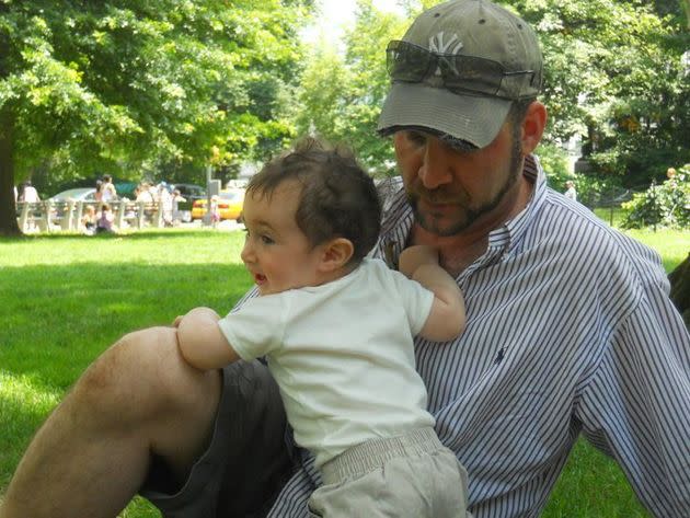 David and Nate in New York City's Central Park in 2011.