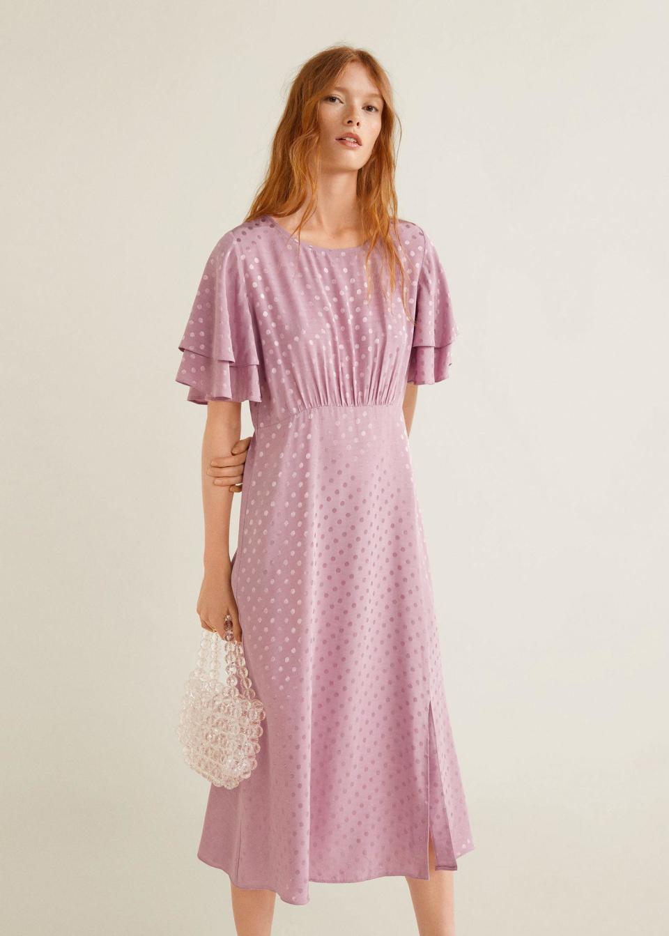 Mango Polka Dot Midi Dress. (Photo: Mango)