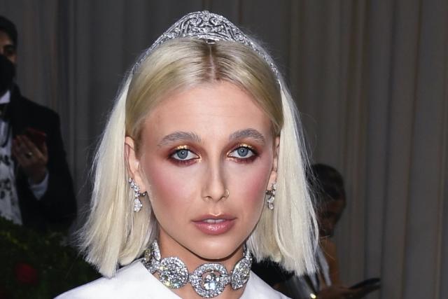 Emma Chamberlain Is a Platinum Blond Princess in Louis Vuitton