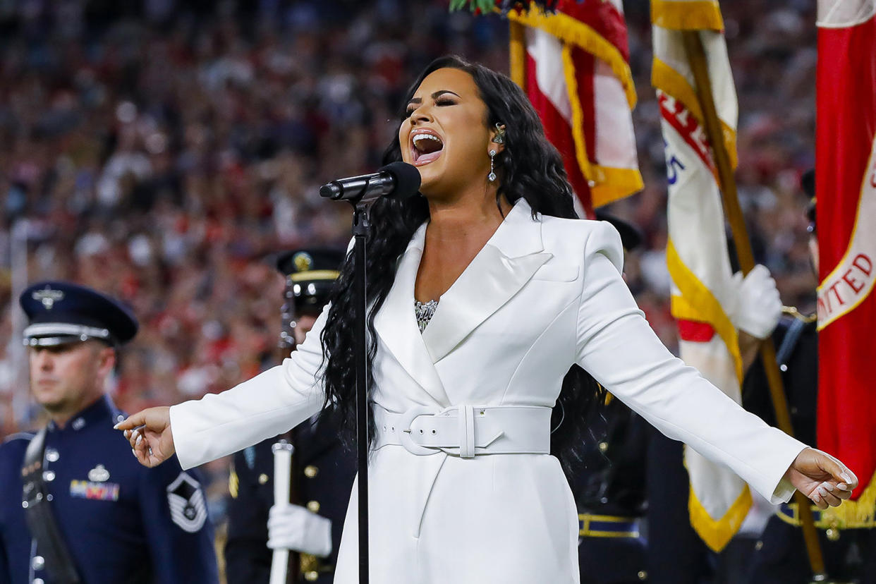 Demi Lovato's ex-fiancé Max Ehrich said that he learned of their breakup from a tabloid. (Photo: Al Diaz/Miami Herald/Tribune News Service via Getty Images)