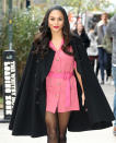 <p>Vanessa Hudgens pops on Nov. 17 while heading to <em>The View</em> in New York City to promote her new film <em>Tick, Tick ... Boom!</em></p>