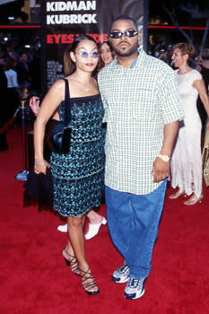 Ice Cube says it was a good day with his date at the LA premiere for Eyes Wide Shut Photo by Jeff Vespa/Wireimage.com