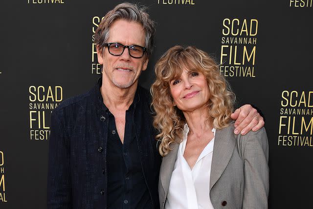 <p>Paras Griffin/Getty</p> Kevin Bacon and Kyra Sedgwick attend 26th SCAD Savannah Film Festival on October 23, 2023