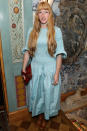 <p><strong>23 October</strong> Molly Goddard opted for a sky blue dress.</p>
