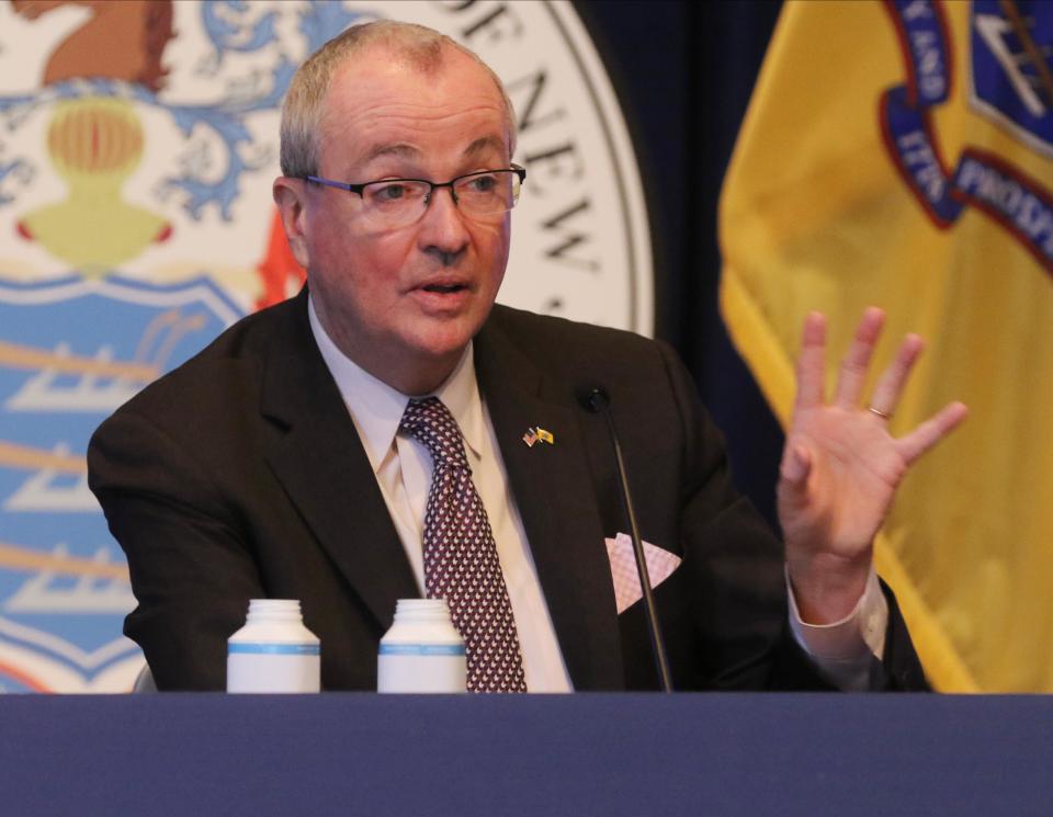 New Jersey Governor Phil Murphy's during his daily press conference in Trenton,NJ on January 6, 2021 discussing the state's process in the battle against the COVID19 pandemic.