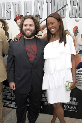 Dan Fogler and Aisha Tyler at the Los Angeles premiere of Rogue Pictures' Balls of Fury