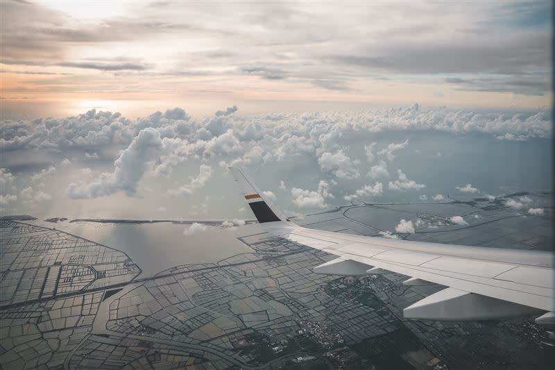 星宇航空七夕微旅行航班飛經台南上空，看到美麗的景緻。（圖／星宇航空提供）