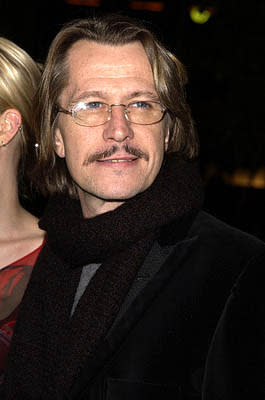 Gary Oldman at the LA premiere of Columbia's Panic Room