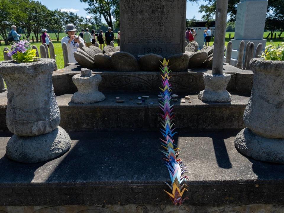 Japanese survivors and their descendants made a pilgrimage to the Rohwer Incarceration Camp to visit the memorial cemetery of those who died there during WWII on June 6 in McGhee, Arkansas.