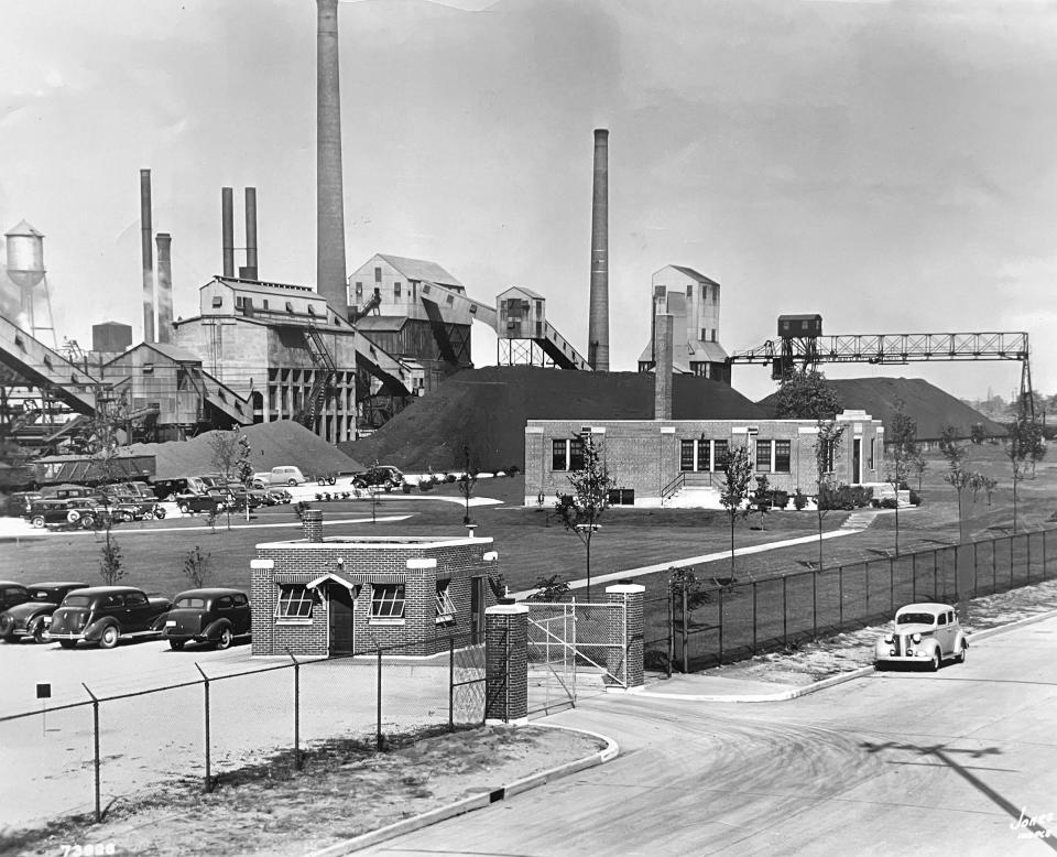 This is a 1938 photo of the Citizens Gas and Coke Utility’s former Prospect Street plant.