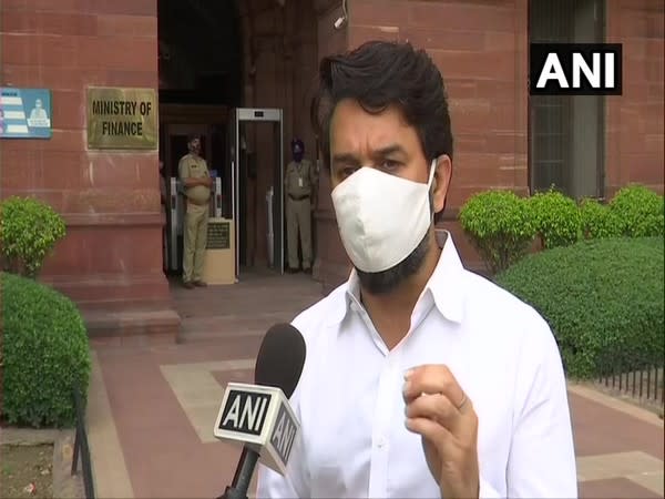 Minister of State for Finance Anurag Thakur (Photo/ANI)