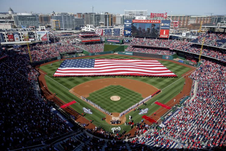 The Congressional Baseball Game has been held at Nationals Park since it opened. (AP Photo)