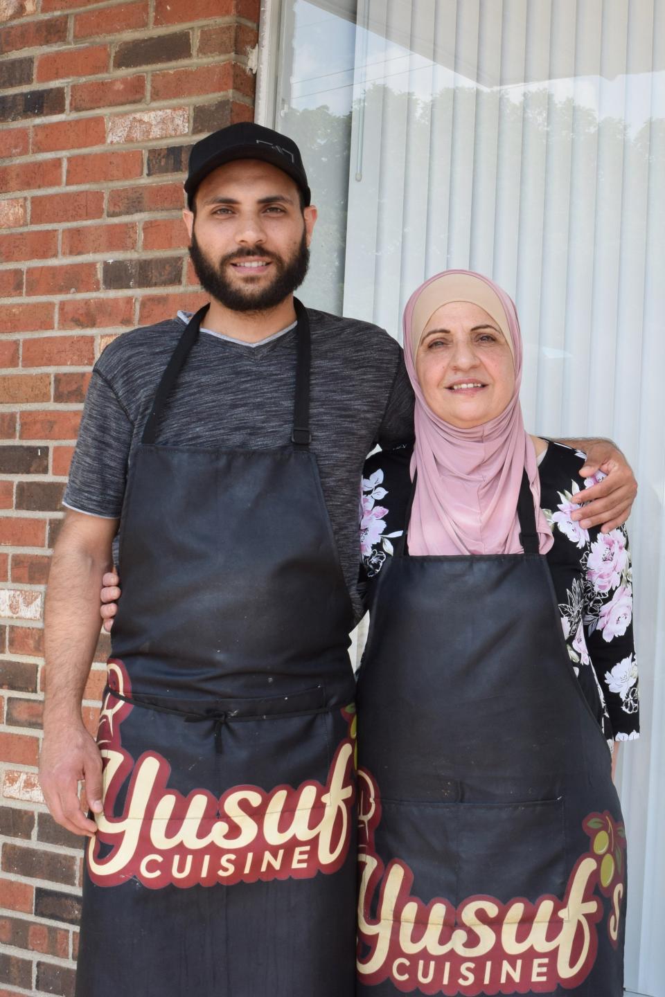 Mohammed Zeid and Samira Zeid, a mother and son team, co-own Yusuf's Cuisine. The restaurant opened for dine-in on May 1.