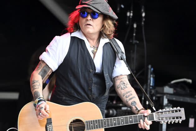 Johnny Depp on stage earlier this month (Photo: JUSSI NUKARI via Getty Images)