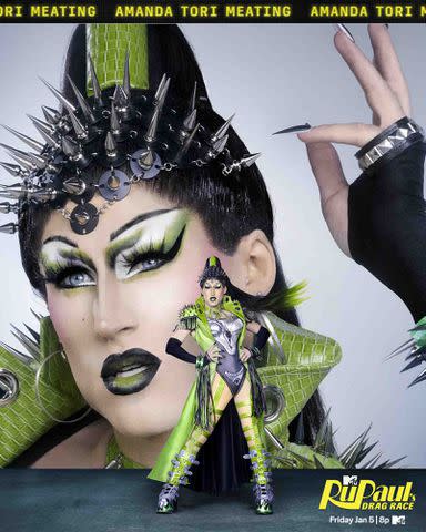 <p>MTV</p> Amanda Tori Meating's 'RuPaul's Drag Race' season 16 promo look