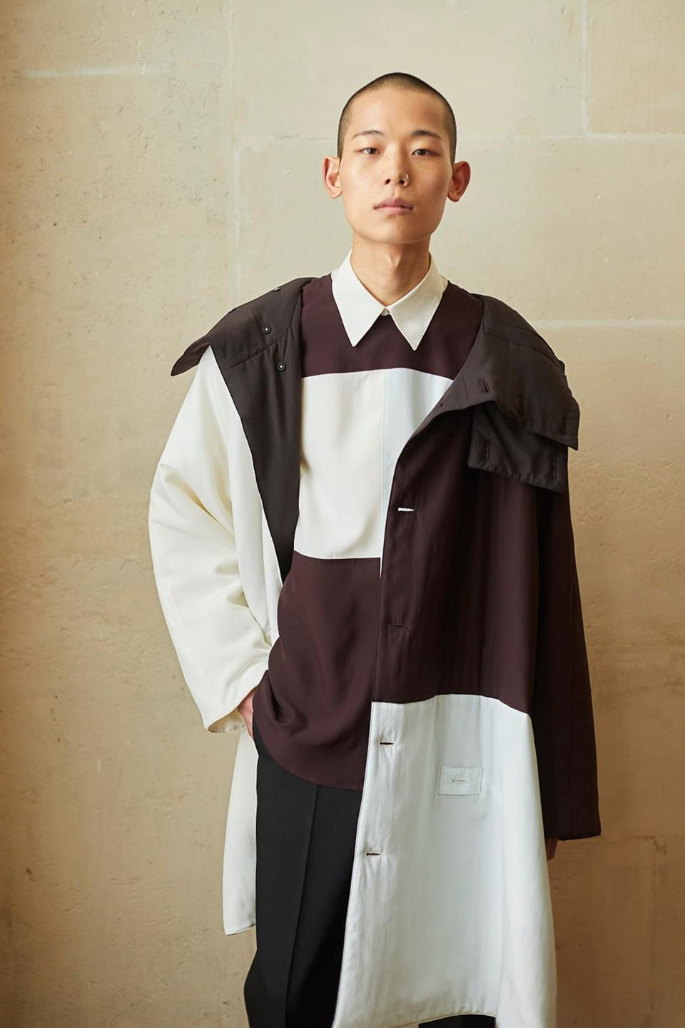 Their new collection for Jil Sander takes fall layering to inventive new heights with assemblages of uniquely cut pieces in matching fabrics.