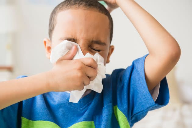 Symptoms like fever, cough and congestion are still common in children infected with the delta variant of the coronavirus.  (Photo: JGI/Jamie Grill via Getty Images)