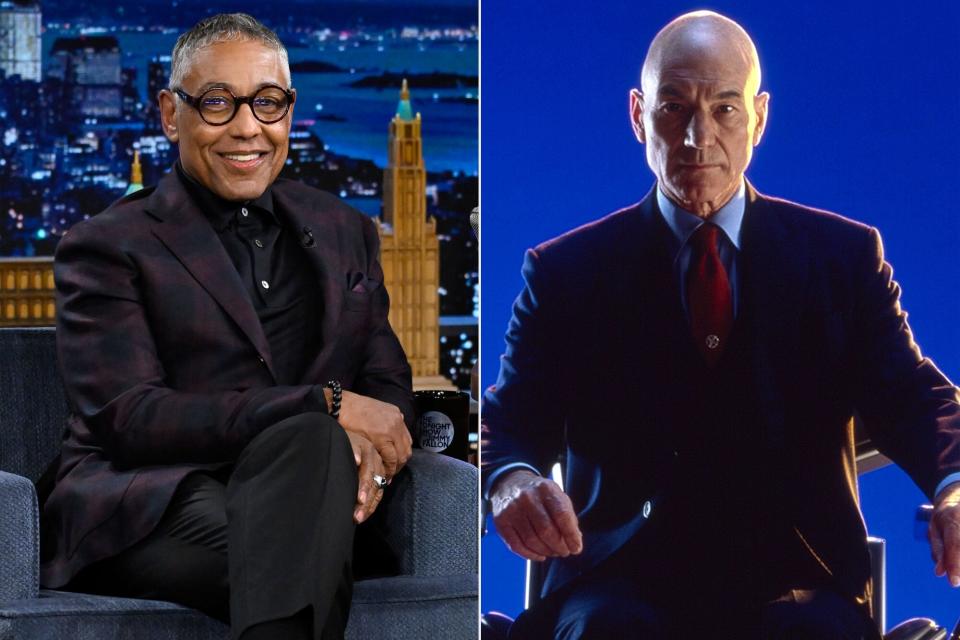 Giancarlo Esposito; Patrick Stewart as Professor X