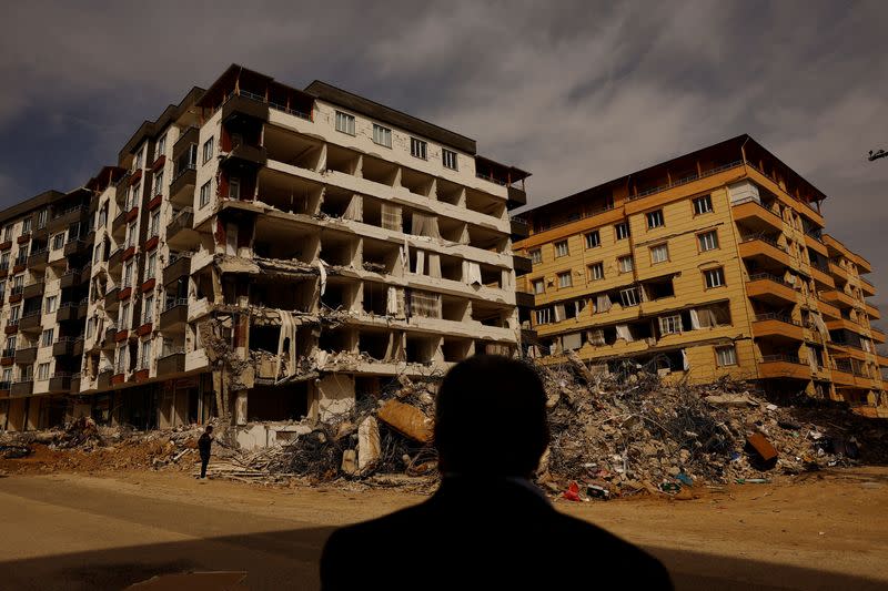 Aftermath of the deadly earthquake in Nurdagi