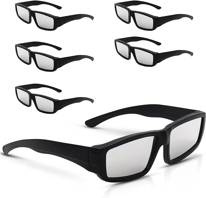 black plastic solar eclipse glasses