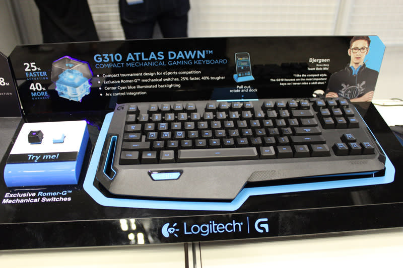 The Logitech G310 Atlas Dawn is the latest Logitech keyboard that comes with its patented Romer-G keys. It's a TKL keyboard that's lightweight and compact, with its own Arx Dock and Arx Control integration. It costs $179 but comes with a free G240 mousepad.