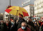 Protest against planned reform to anti-terrorism and gagging laws, in Madrid