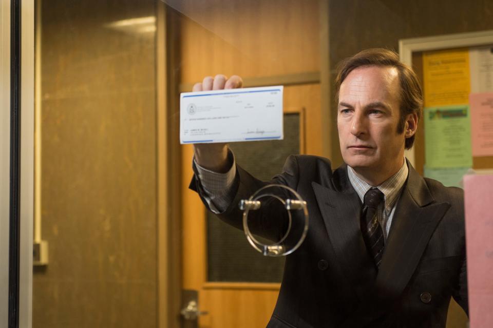 <h1 class="title">BETTER CALL SAUL, Bob Odenkirk, 'Uno', (Season 1, ep. 101, aired Feb. 8, 2015). photo: Ursula</h1><cite class="credit">©AMC/courtesy Everett Collection</cite>