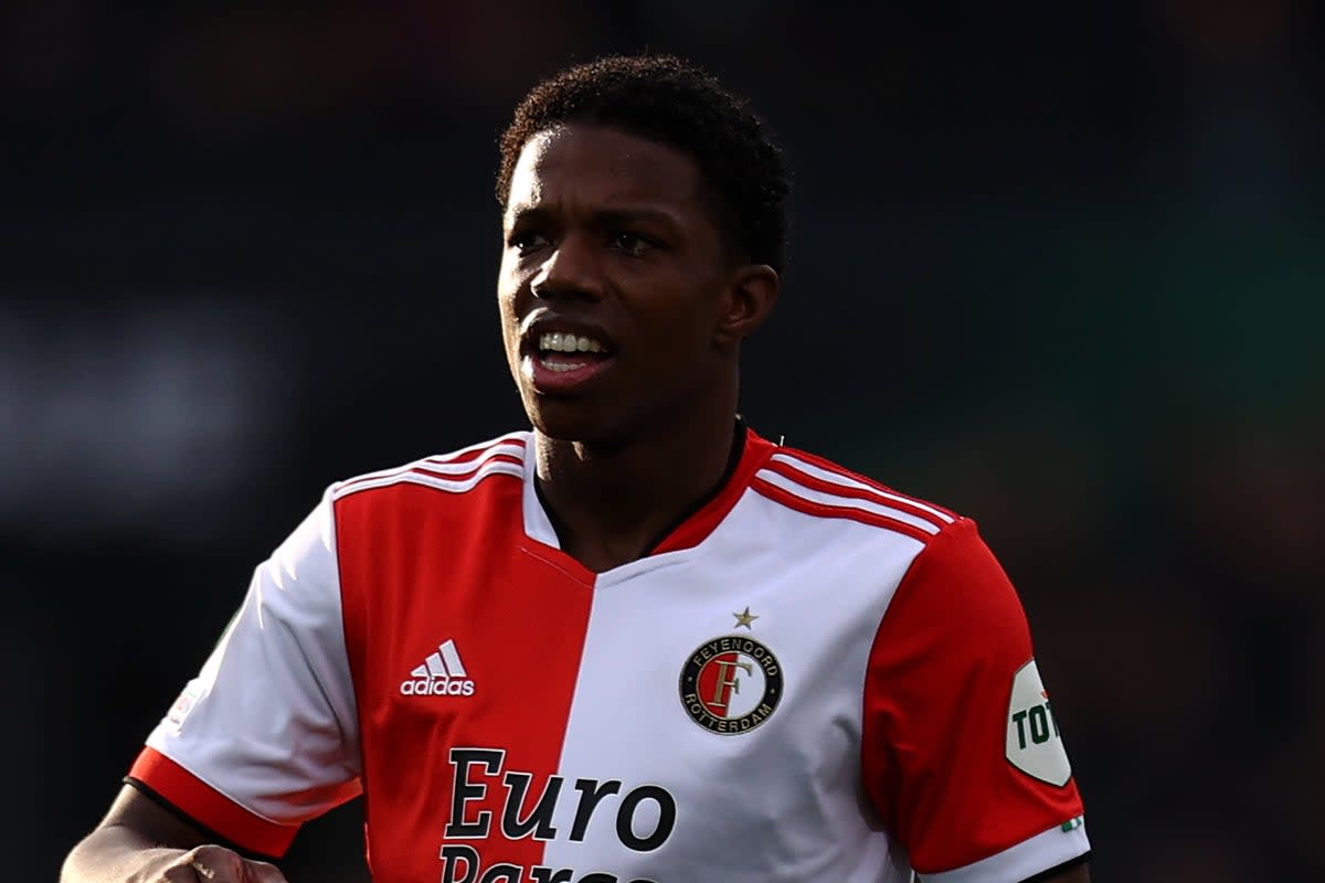 Tyrell Malacia is on the verge of swapping Feyenoord for Manchester United  (Getty Images)