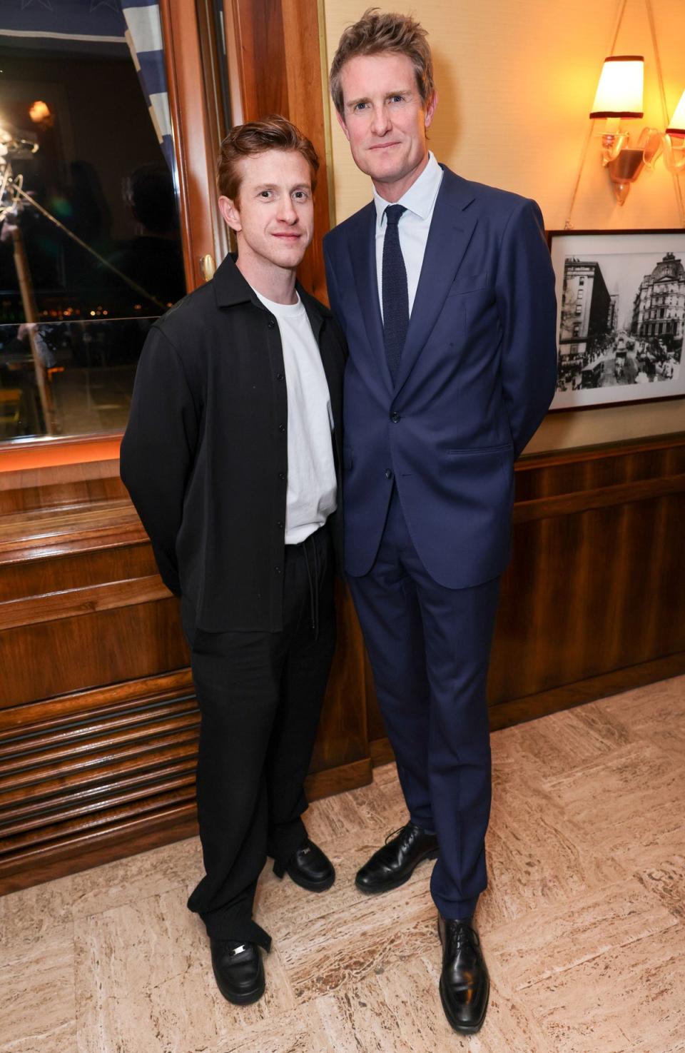 Daniel Lee and Tristram Hunt (Dave Benett/Getty Images for Burberry)