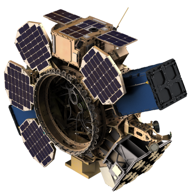 Spaceflight Inc.’s Sherpa-AC tug is equipped with a command and control system. (Spaceflight Inc. Illustration)