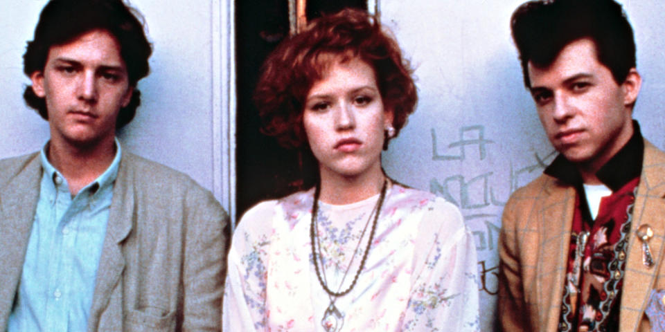 Andrew McCarthy, Molly Ringwald, Jon Cryer (Everett Collection)