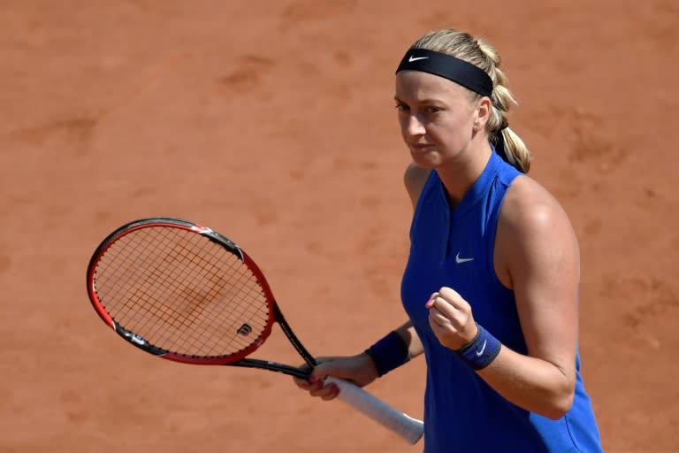 Czech Republic's Petra Kvitova (pictured) easily defeated Taiwan's Su-Wei Hsieh at the French Open in Paris on May 25, 2016