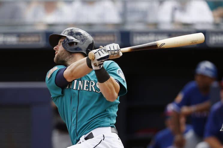 Mitch Haniger is mashing during spring training. (AP)