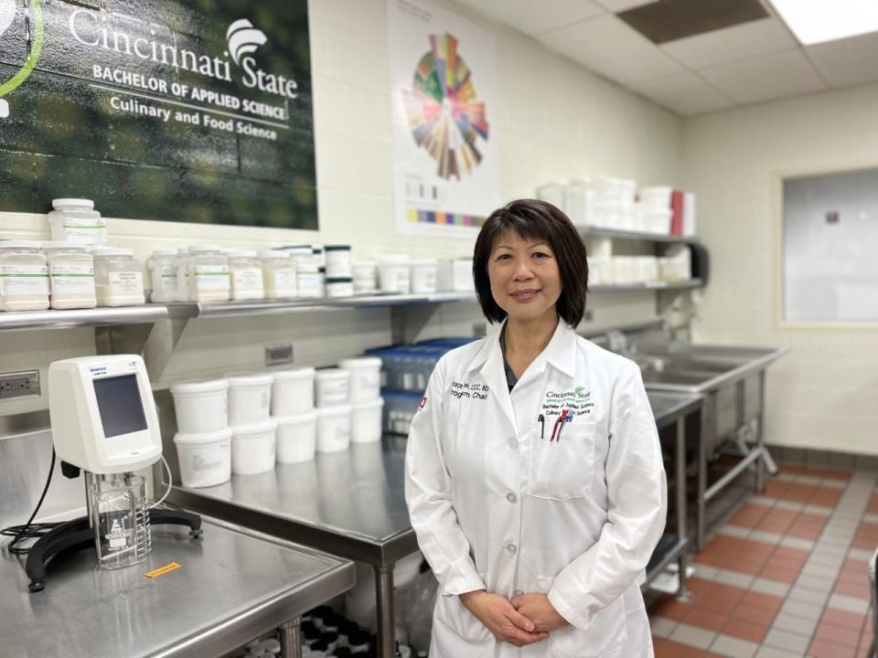 Chef Grace Yek's students say she has been their "biggest supporter from day one." Yek is program chair for the culinary and food science bachelor's degree at Cincinnati State Technical and Community College.